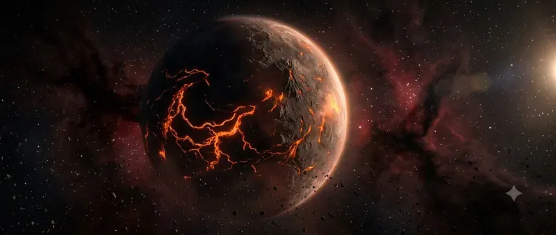 Cosmic Space Planet Scenes