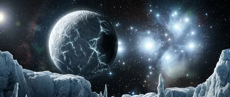 Cosmic Space Planet Scenes