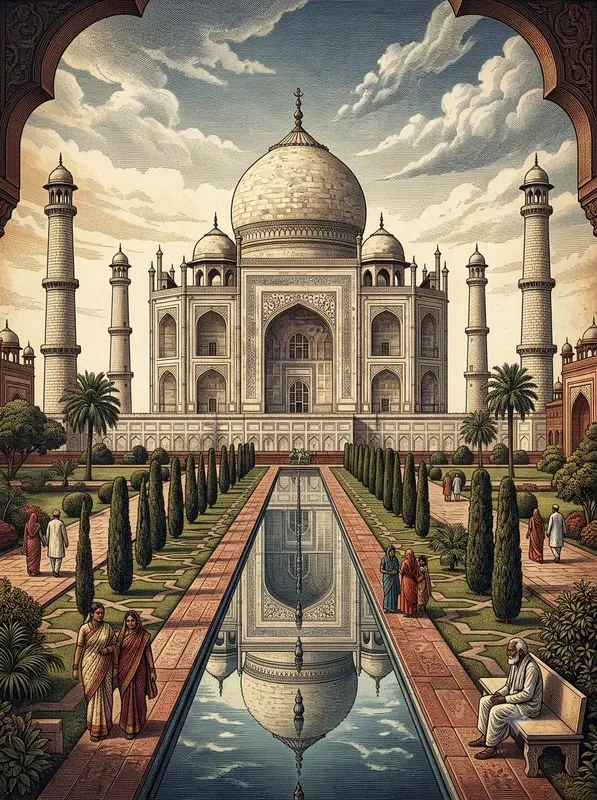 Hyperreal Engraving Travel Posters