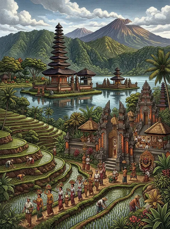 Hyperreal Engraving Travel Posters
