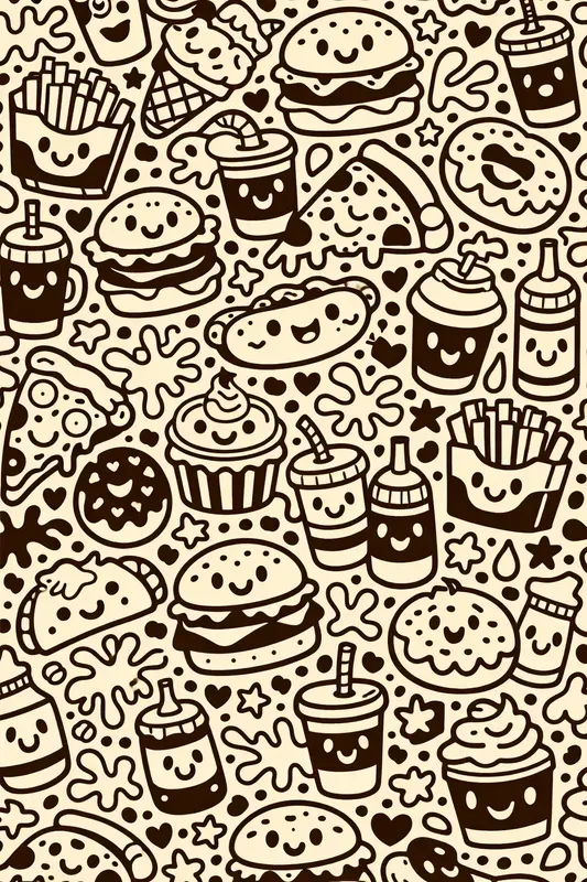 Dense Doodle Pattern Generator