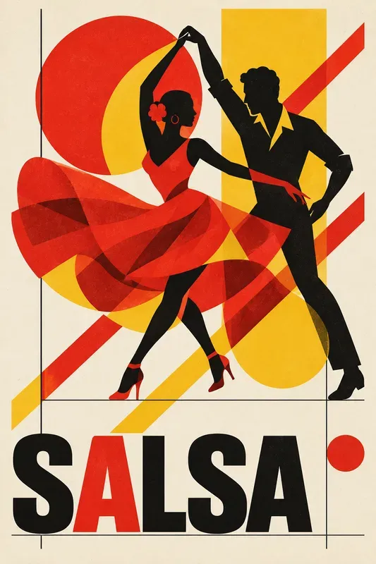 Swiss Style Dance Poster Wall Art