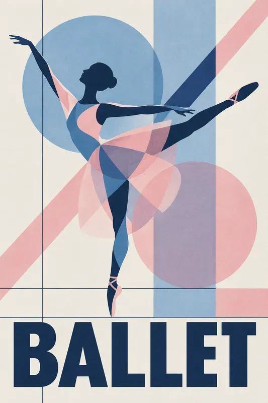 Swiss Style Dance Poster Wall Art