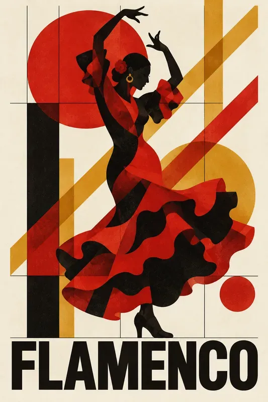 Swiss Style Dance Poster Wall Art