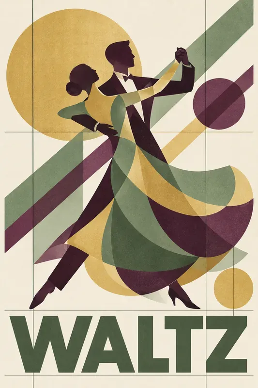 Swiss Style Dance Poster Wall Art