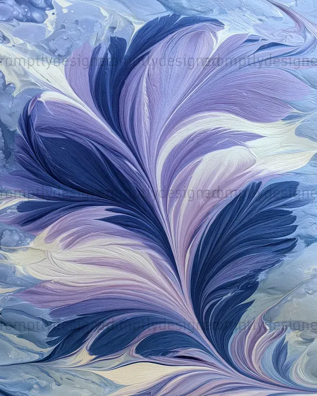 Turkish Ebru Inspired Patterns