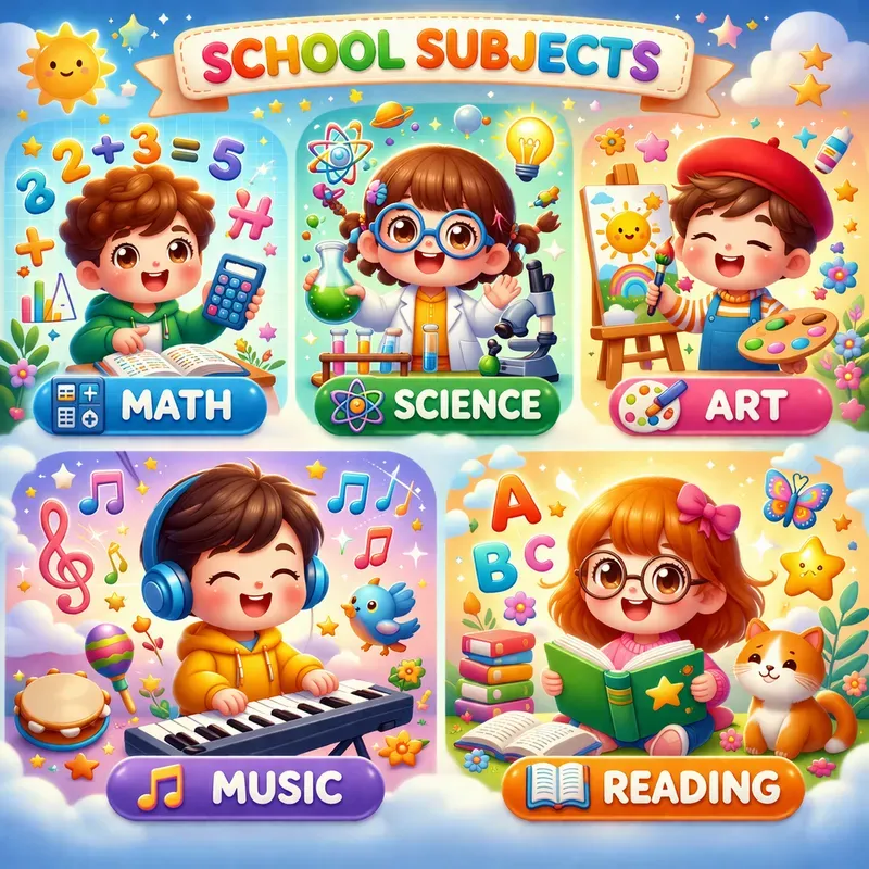 Whimsical Kids Learning Poster Generator