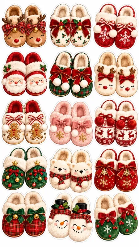 Christmas Pajama Party Sticker Sheets