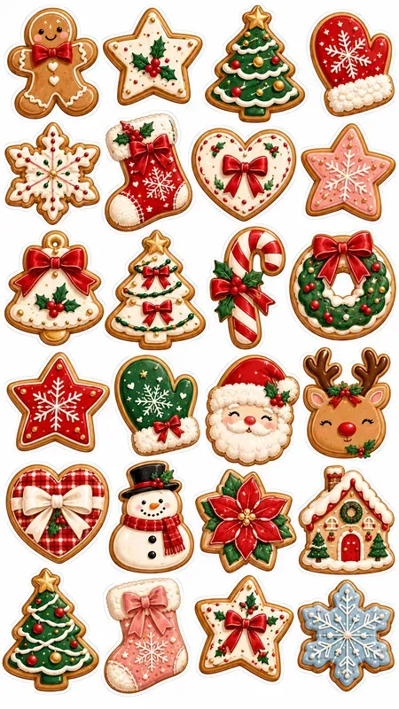 Christmas Pajama Party Sticker Sheets