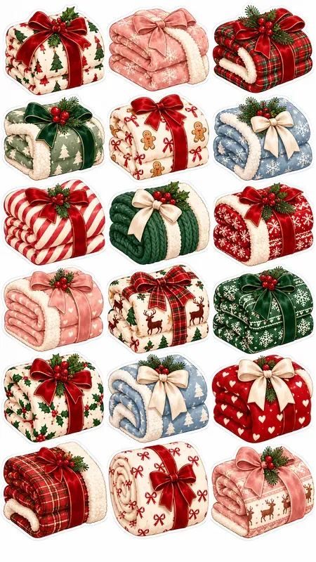 Christmas Pajama Party Sticker Sheets