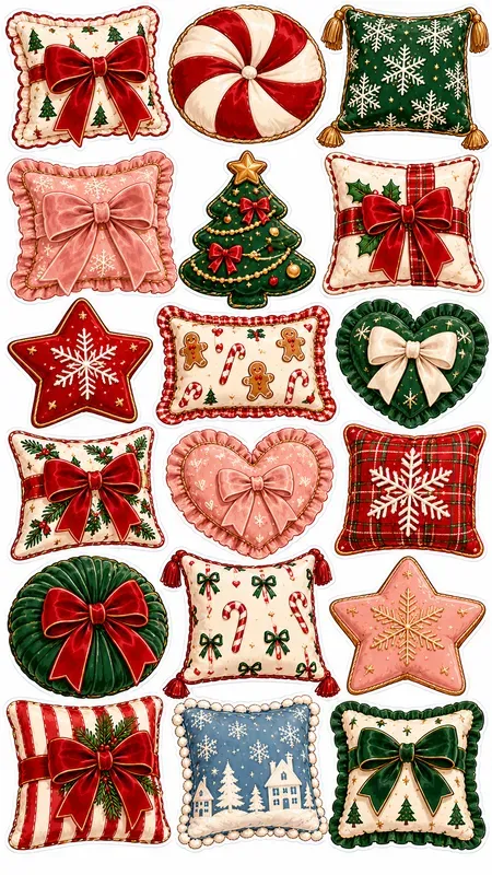 Christmas Pajama Party Sticker Sheets