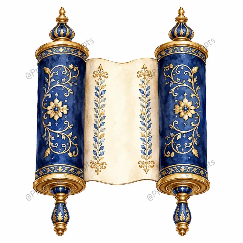 Jewish Heritage Watercolor Cliparts