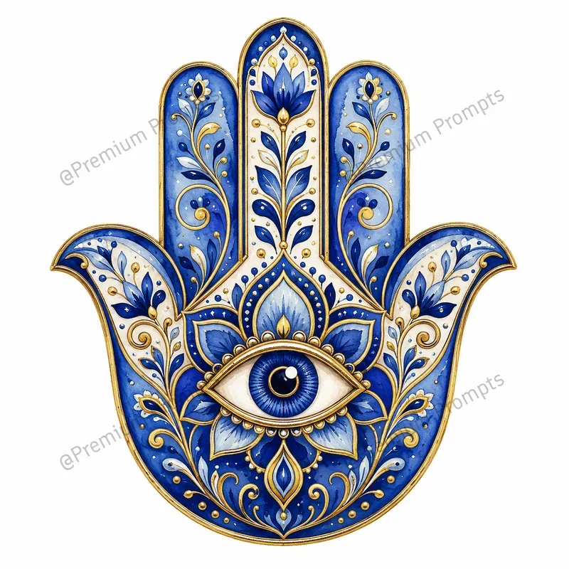 Jewish Heritage Watercolor Cliparts