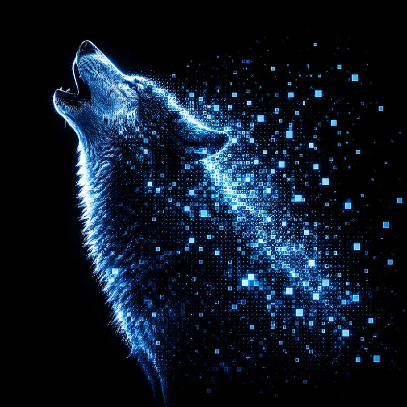 Pixel Dissolve Digital Art
