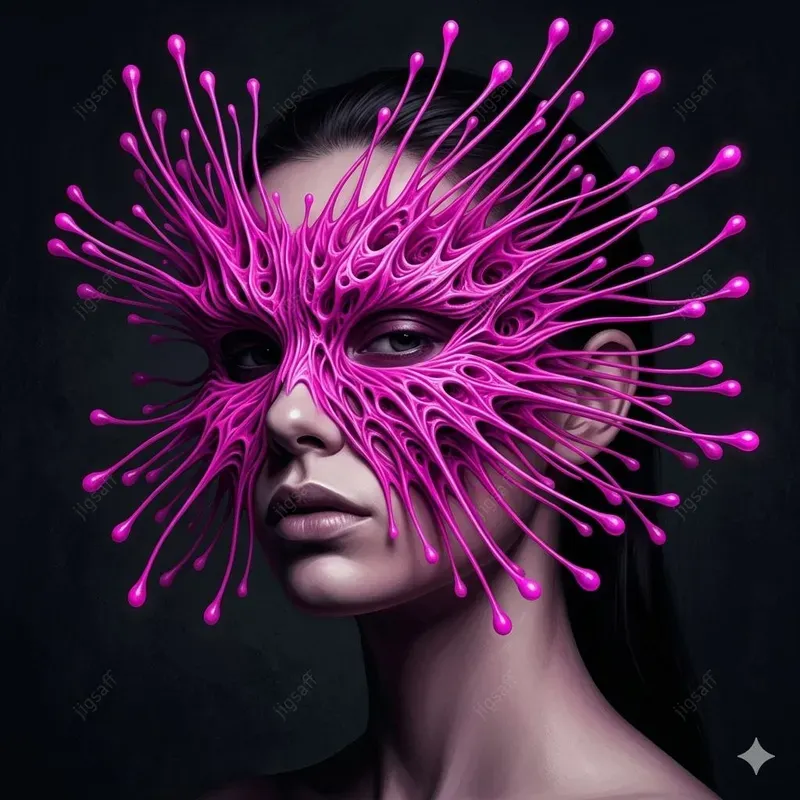 Biomorphic Surreal Sculptural Portraits