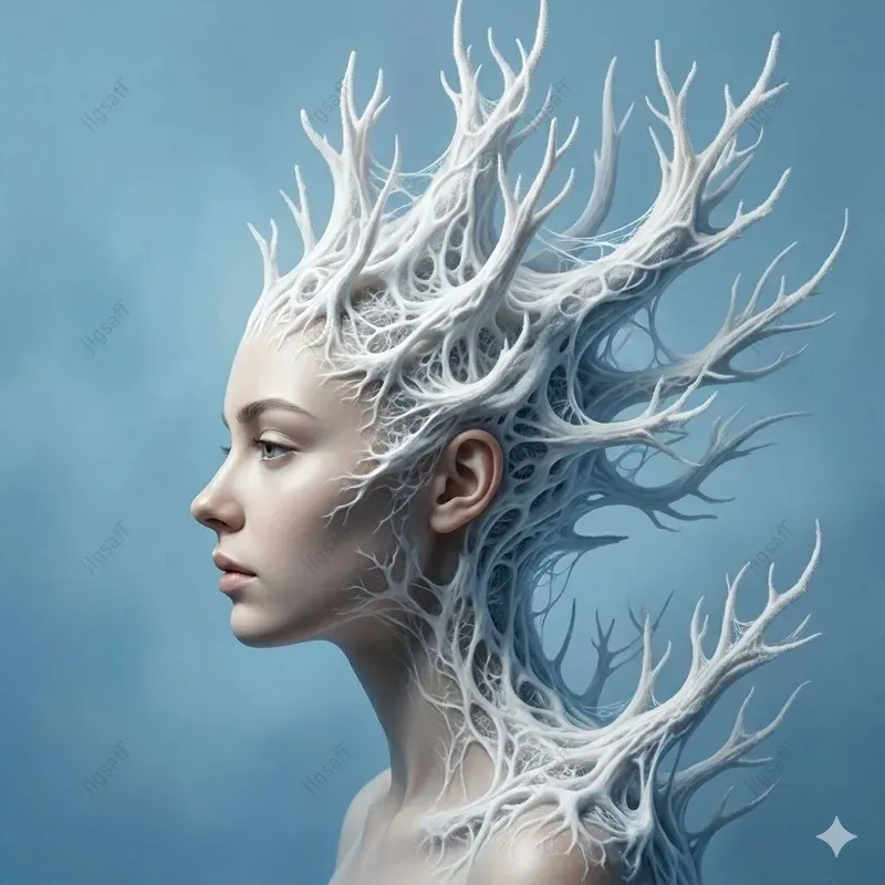 Biomorphic Surreal Sculptural Portraits