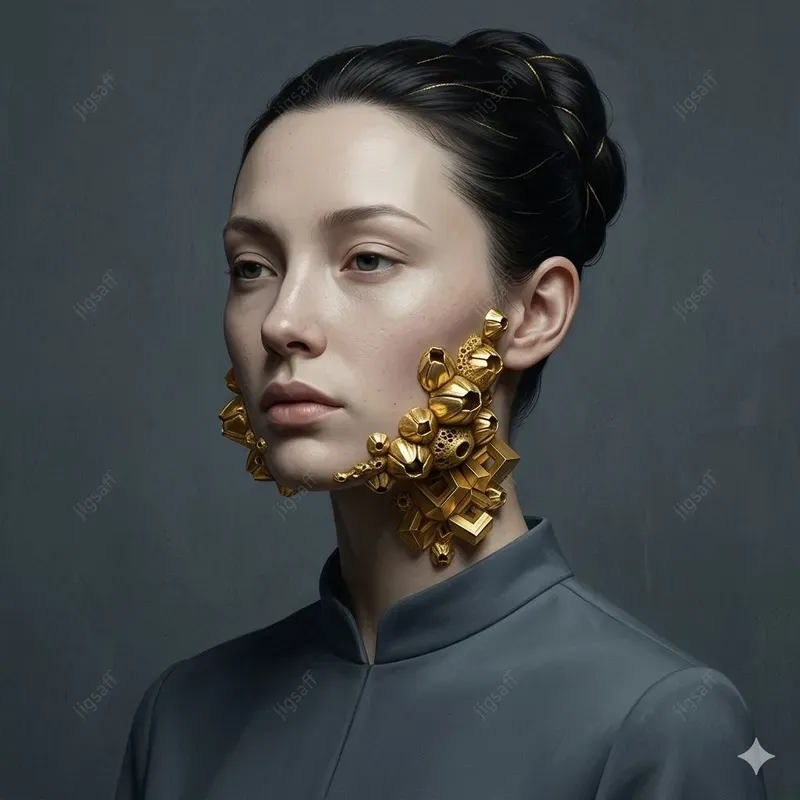 Biomorphic Surreal Sculptural Portraits