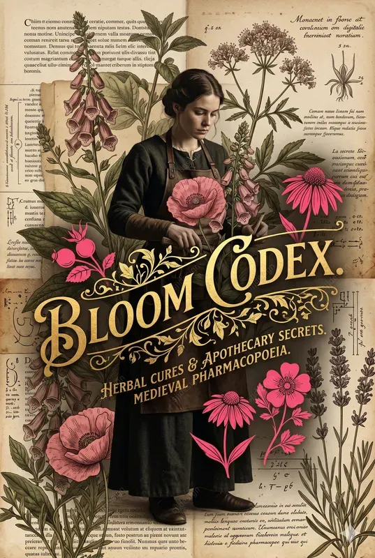 Botanical Almanac Poster Art