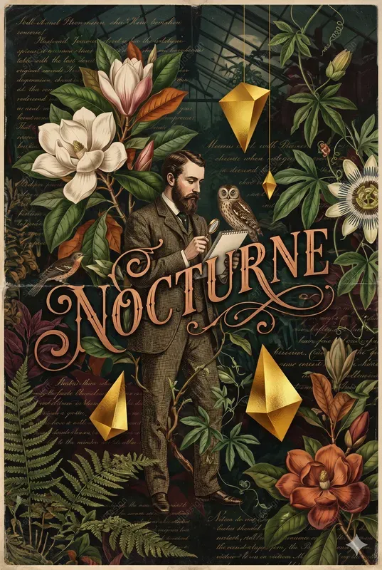 Botanical Almanac Poster Art