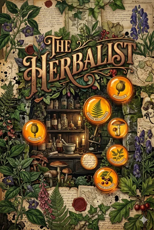 Botanical Almanac Poster Art