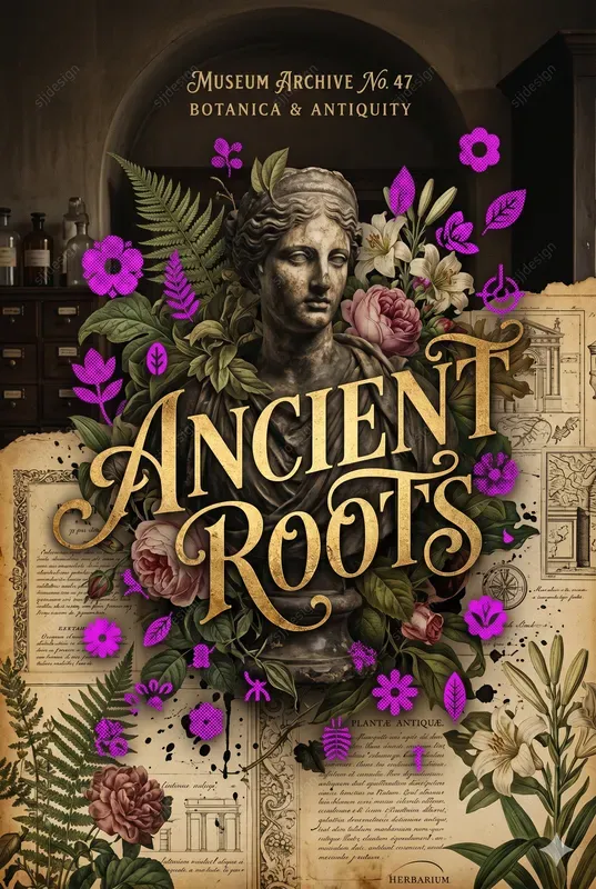 Botanical Almanac Poster Art
