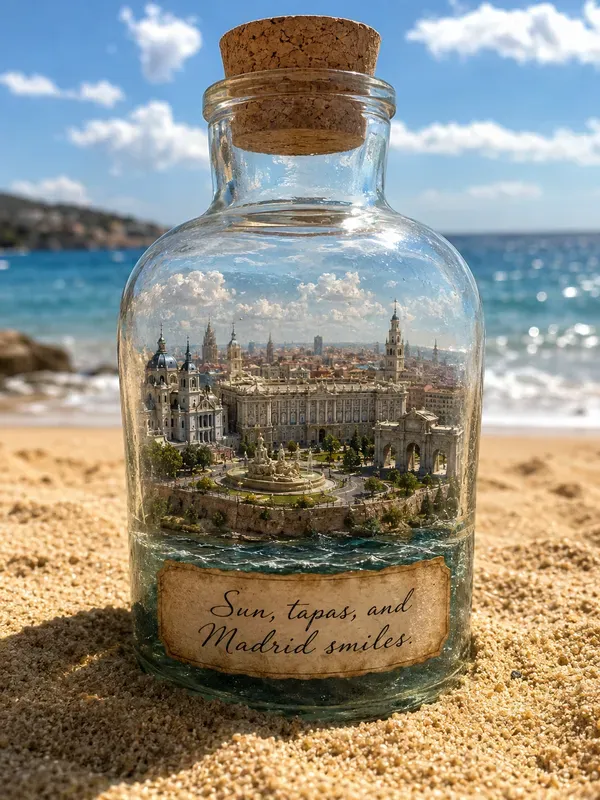 Miniature Cities In Glass Bottles