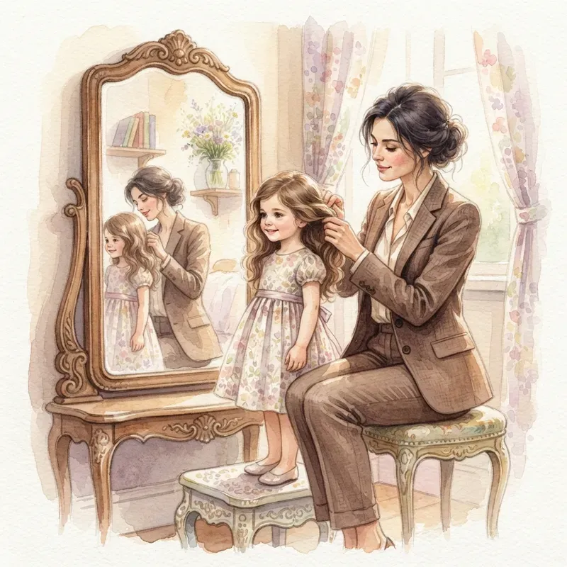 Heartwarming Motherhoods In Watercolor