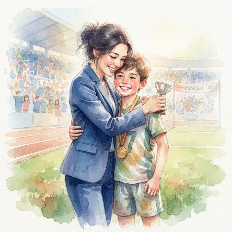 Heartwarming Motherhoods In Watercolor