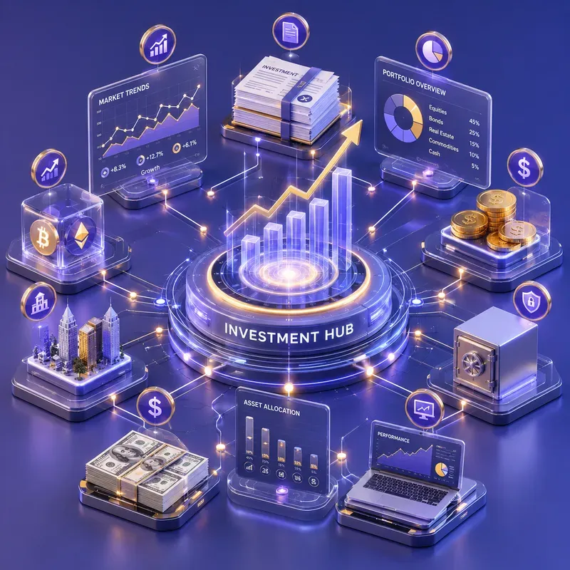 Global Finance Isometric Design Maps