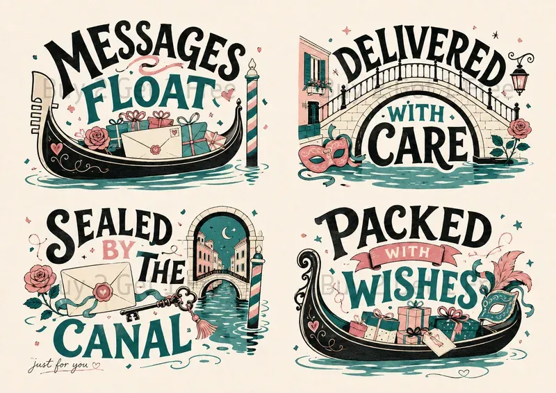 Western Whimsical Typographic Travels