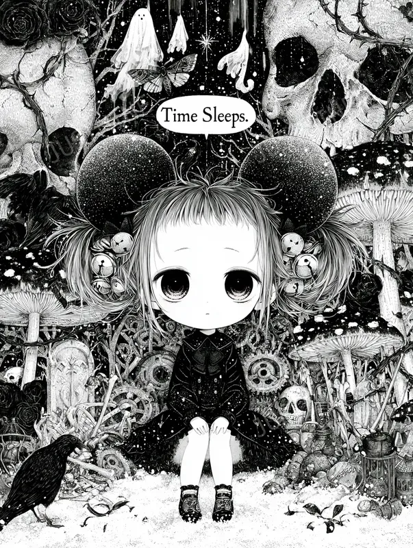 Gothic Grave Forest Children Storybooks