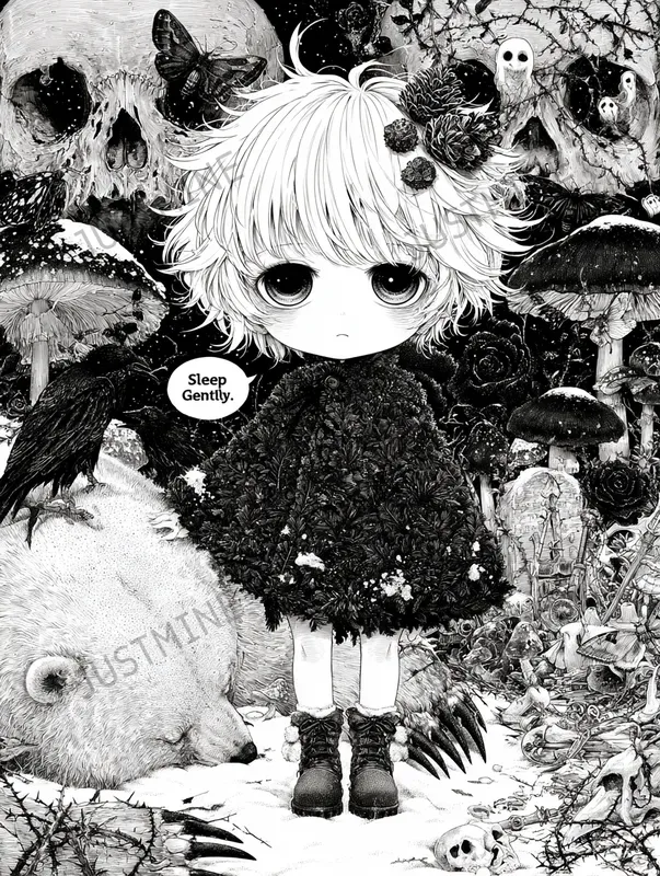 Gothic Grave Forest Children Storybooks