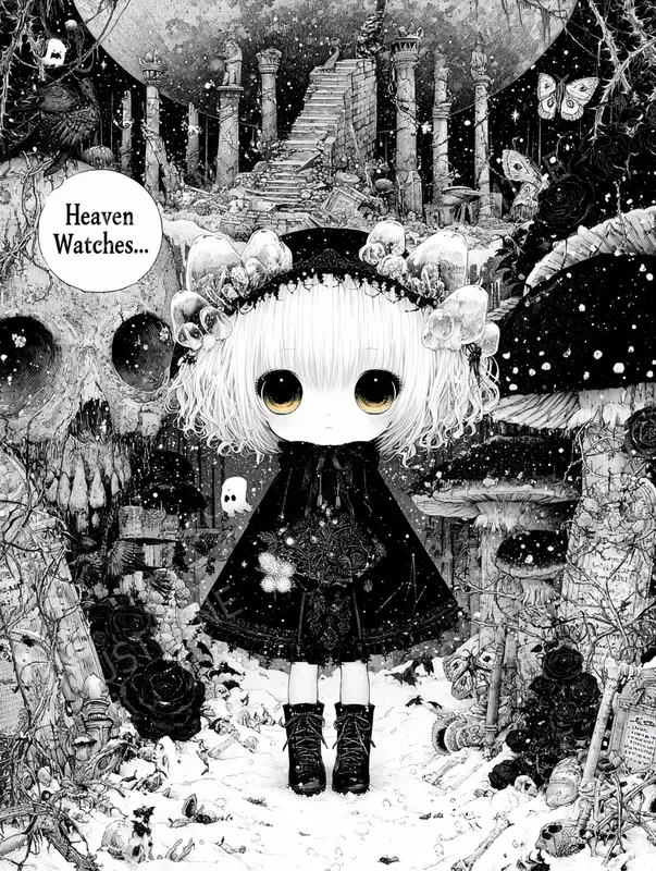 Gothic Grave Forest Children Storybooks