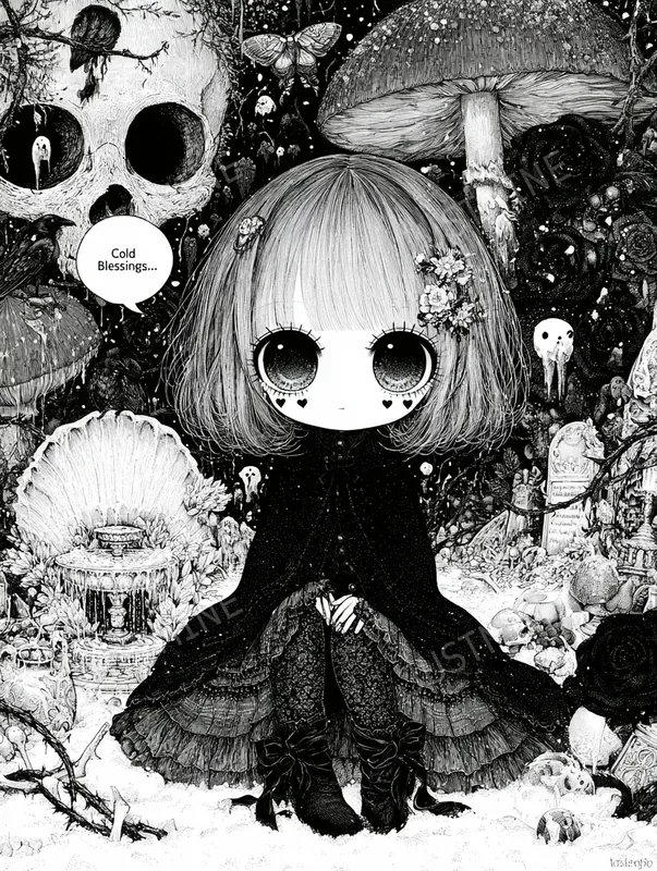 Gothic Grave Forest Children Storybooks