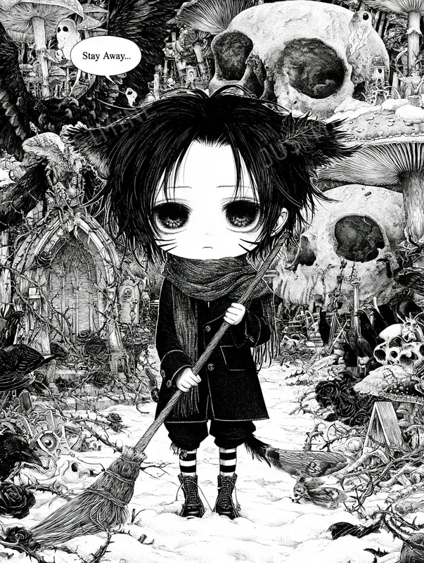 Gothic Grave Forest Children Storybooks