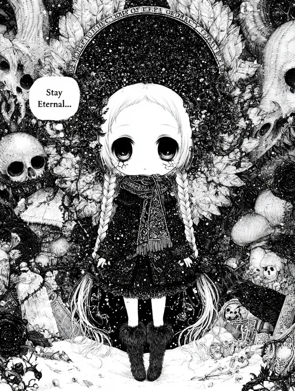 Gothic Grave Forest Children Storybooks