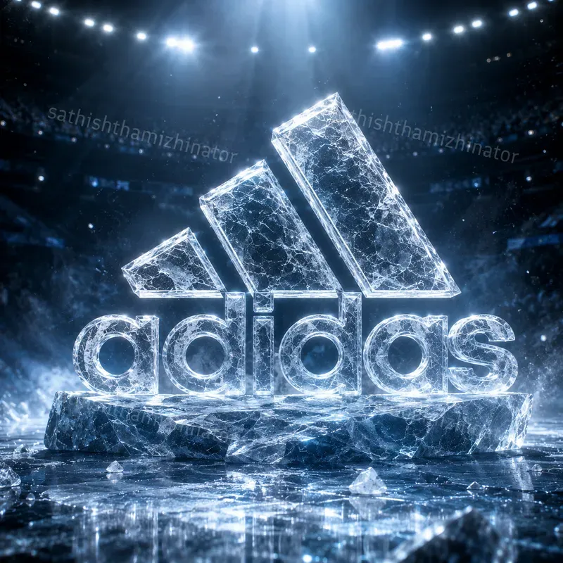 Hyperrealistic Ice Logo Renders