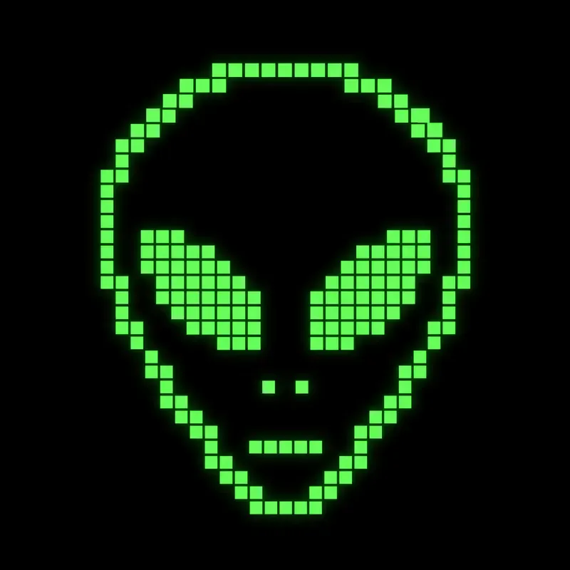 Neon Pixel Skull Icons Packs