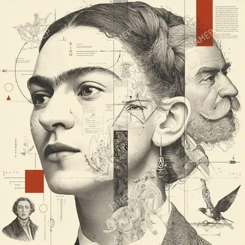 Symbolic Portraits Of Famous Artists