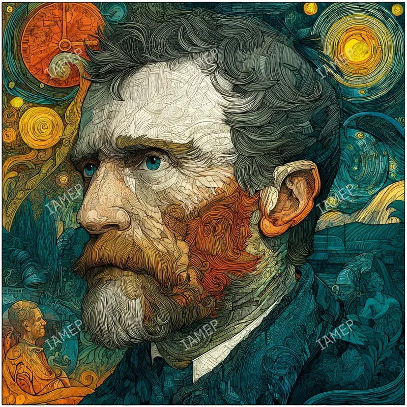 Symbolic Portraits Of Famous Artists
