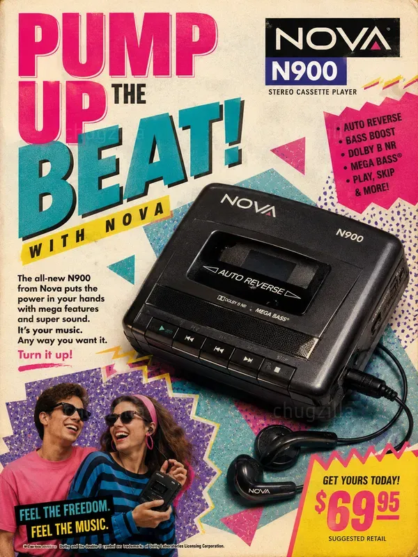 90s Retro Magazine Ad Generator