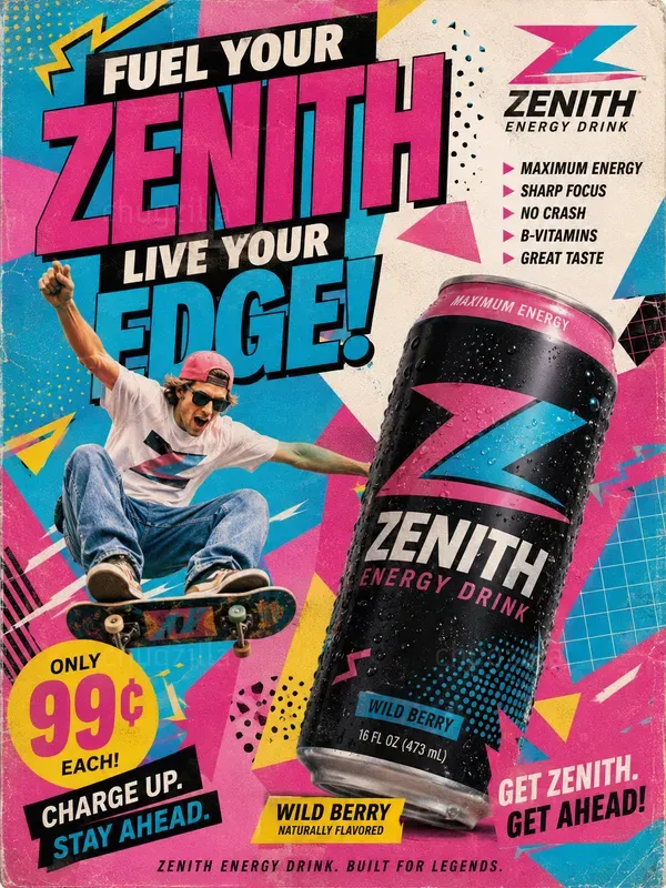 90s Retro Magazine Ad Generator