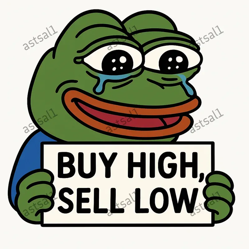 Meme Style Crypto Theme Stickers