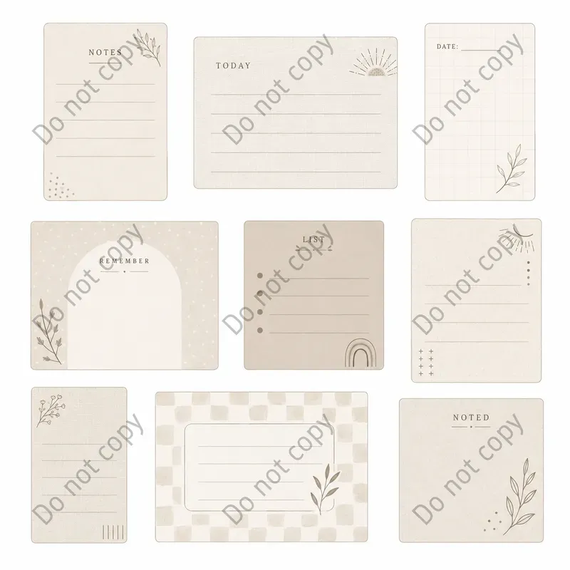 Junk Journal Journaling Card Sheets