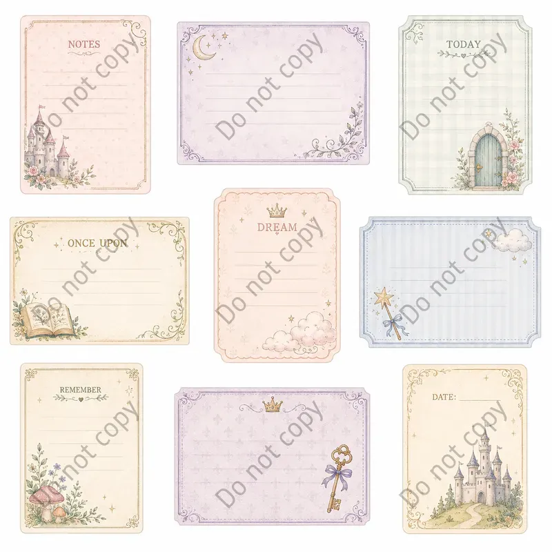 Junk Journal Journaling Card Sheets
