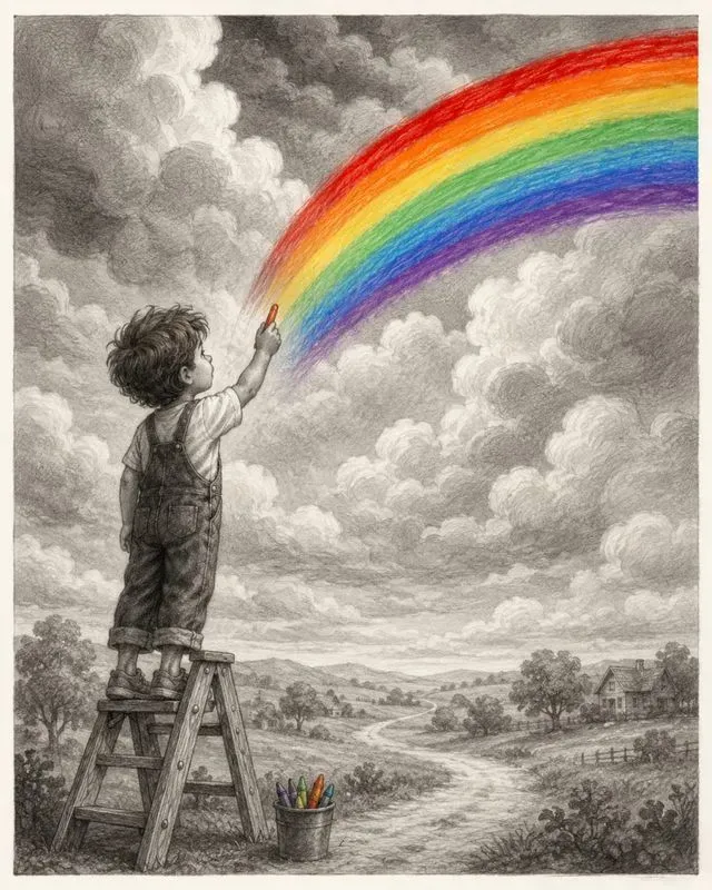 Color Splash Storybook Sketches