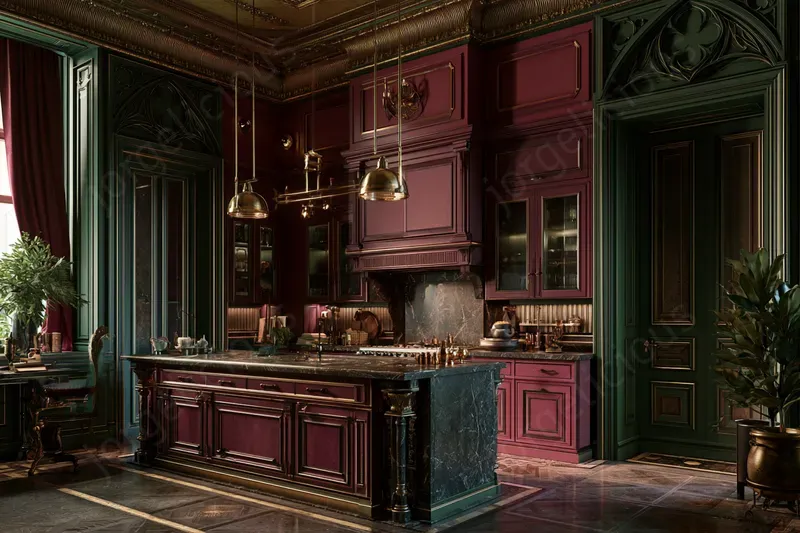 Dark Academia Interiors