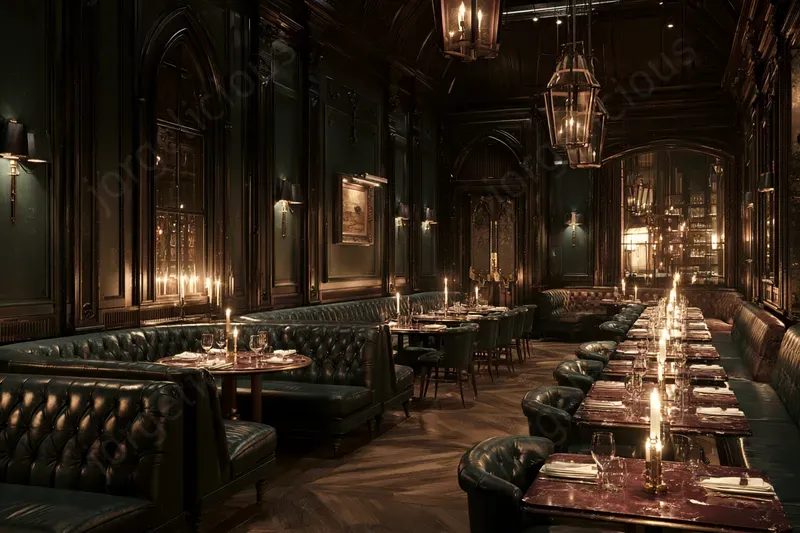 Dark Academia Interiors