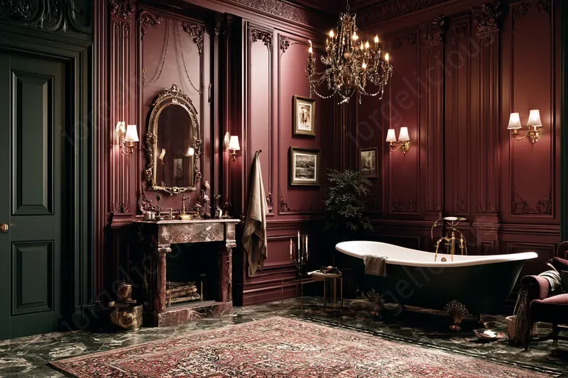 Dark Academia Interiors