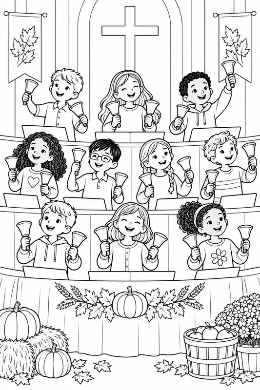Thanksgiving Worship Colorings